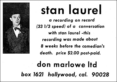 Don Marlowe Advertisement