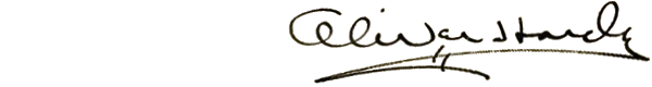 Oliver Hardy Signature