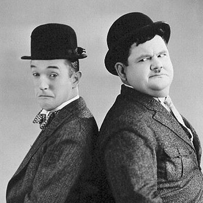 Stan Laurel and Oliver Hardy